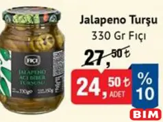 FIÇI JALAPENO TURŞU 330 GR